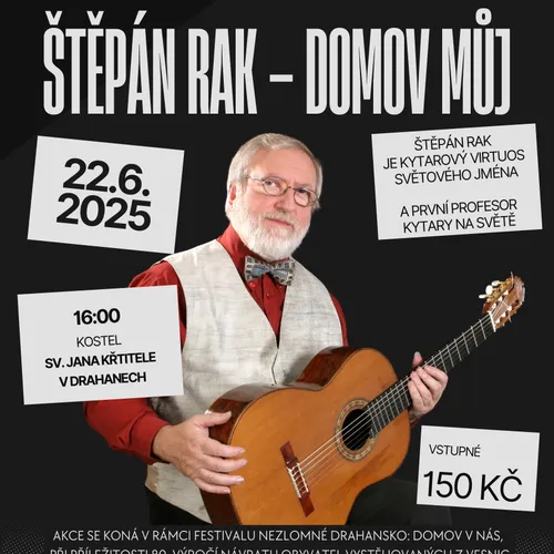 Event image Koncert Štěpána Raka - DOMOV MŮJ