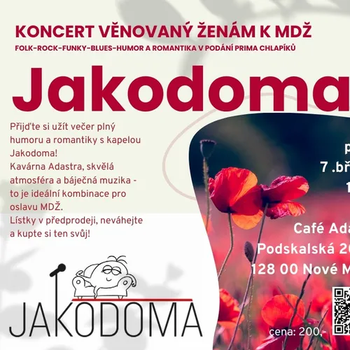 Obrázek události Jakodoma večer věnovaný ženám