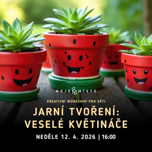 Event image Jarní tvoření: Veselé květináče - Kreativní dílnička pro děti 🌷🎨