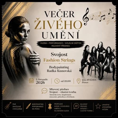 Event image Večer živého umění