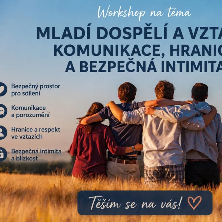 Event image Mladí dospělí: vztahy, komunikace, hranice a bezpečná intimita