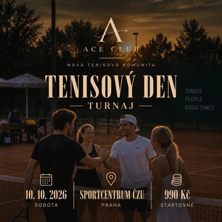Event image Tenisový turnaj pro každého v Praze | Ace Club