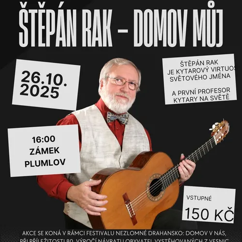 Event image Koncert Štěpána Raka - DOMOV MŮJ