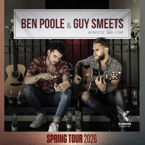 Event image BEN POOLE (UK) & GUY SMEETS (NL) ACOUSTIC DUO TOUR 2026 – JEN 5 KONCERTŮ V ČR